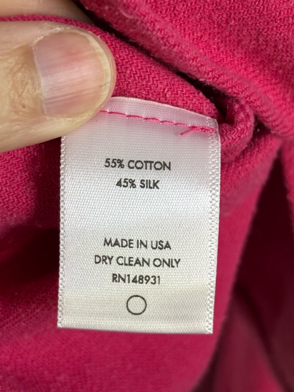 Nwt The Elder Statesman Raspberry Cotton/Silk Button-Up Oversized Shacket Sz Xs — image 5 of 8